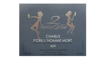 2 moizelles Chablis 1er Cru lHomme Mort
