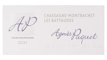 Agnès Paquet Chassagne-Montrachet Les Battaudes Blanc 2021