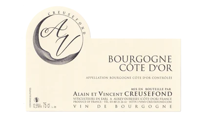 Alain et Vincent Creusefond Bourgogne Côte dOr Blanc-1