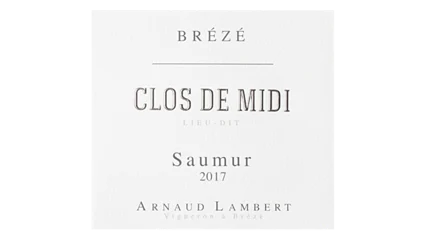 Arnaud Lambert Saumur Blanc Brézé Clos de Midi