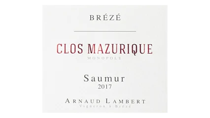 Arnaud Lambert Saumur Rouge Brézé Clos Mazurique
