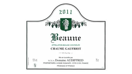 Audiffred Beaune Chaume Gauffriot