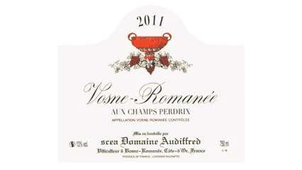 Audiffred Vosne-Romanée Aux Champs Perdrix