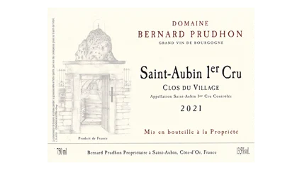 Bernard Prudhon Saint-Aubin 1er Cru Clos du Village Rouge