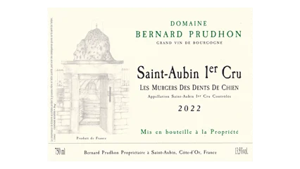 Bernard Prudhon Saint-Aubin 1er Cru Les Murgers des Dents de Chien Blanc