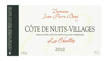 Bony Gachot Côtes de Nuits-Villages Les Chaillots Rouge