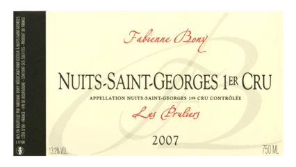Bony Gachot Nuits-St.-Georges 1er Cru Les Pruliers Rouge