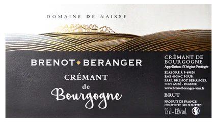 Brenot Béranger Crémant de Bourgogne Brut
