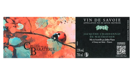 Cellier de la Baraterie (Julien Viana) Jacquère Chardonnay de Macération