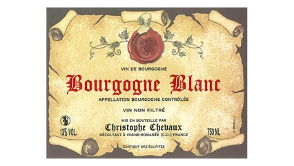 Christophe Chevaux Bourgogne Blanc