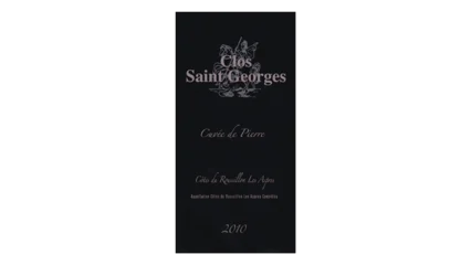 Clos Saint Georges Cuvée de Pierre 2010