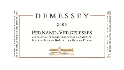 Demessey Pernand-Vergelesses Sous le Bois de Noël et les Belles Filles Blanc-1