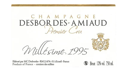 Desbordes-Amiaud Brut Millésime Premier Cru 1995