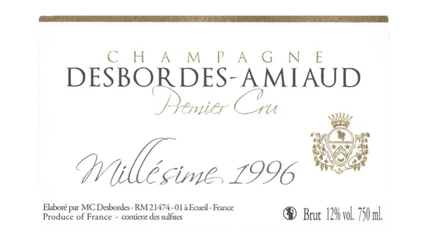 Desbordes-Amiaud Brut Millésime Premier Cru 1996