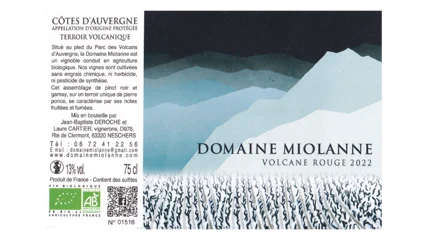 Domaine Miolanne Volcane Rouge-1