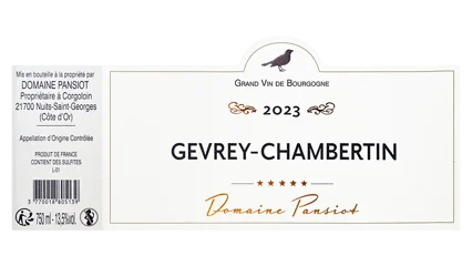 Domaine Pansiot Gevrey-Chambertin