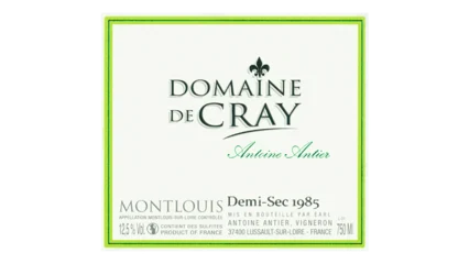 Domaine de Cray Montlouis Demi-Sec 1985