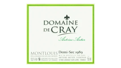 Domaine de Cray Montlouis Demi-Sec 1989