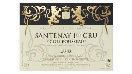 Domaine de la Choupette Santenay 1er Cru Clos Rousseau Rouge-1