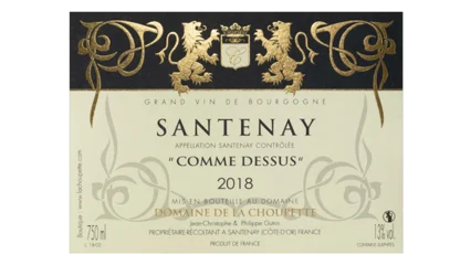 Domaine de la Choupette Santenay Comme Dessus Rouge-1