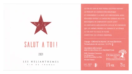 Domaine des Hélianthémes Salut a Toi!-1