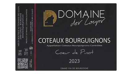 Domaine des Loups Coteaux Bourguignons Rouge Cœur de Pinot