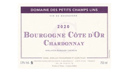 Domaine des Petits Champs Lins Bourgogne Côtes dOrBlanc
