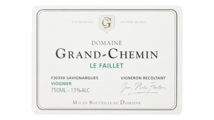 Domaines Grand-Chemin Viognier Le Faillet-1