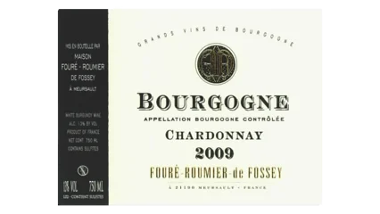 Fouré-Roumier-de Fossey Bourgogne Blanc