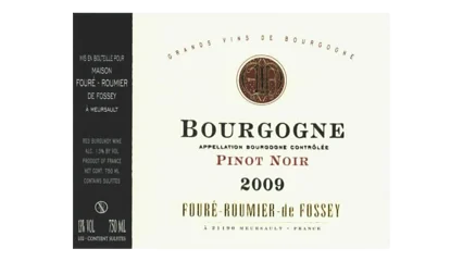 Fouré-Roumier-de Fossey Bourgogne Rouge