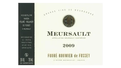 Fouré-Roumier-de Fossey Meursault