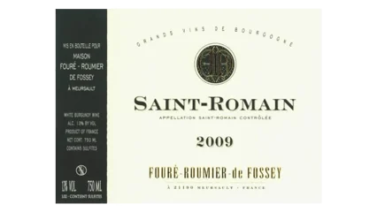 Fouré-Roumier-de Fossey Saint-Romain Blanc