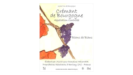 Gaëlle & Jérôme Meunier Crémant de Bourgogne Blanc de Blancs