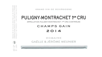 Gaëlle & Jérôme Meunier Puligny-Montrachet 1er Cru Champs Gain-1