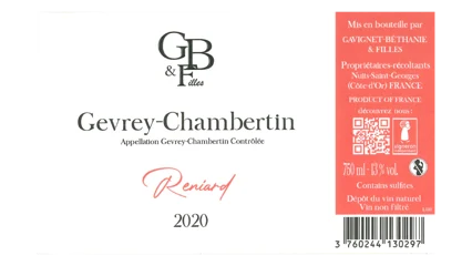Gavignet-Béthanie Gevrey-Chambertin Reniard-1
