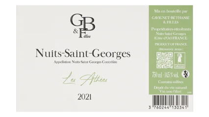 Gavignet-Béthanie Nuits-Saint-Georges Les Athées Blanc-1