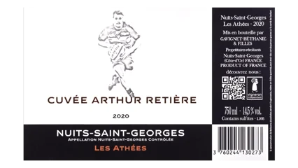 Gavignet-Béthanie Nuits-Saint-Georges Les Athées Cuvée Arthur Retière-1
