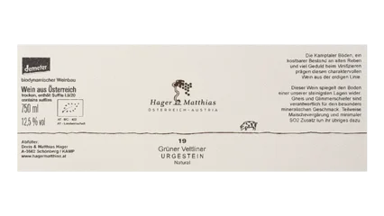 Hager Matthias Grüner Veltliner Urgestein Natural-1