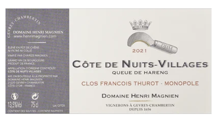 Henri Magnien Côtes de Nuits-Villages Clos François Thurot
