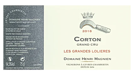 Henri Magnien Corton Grand Cru Les Grandes Lolières-1