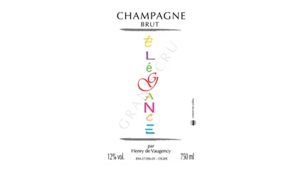 Henry de Vaugency Cuvée Elégance Blanc de Blancs Grand Cru