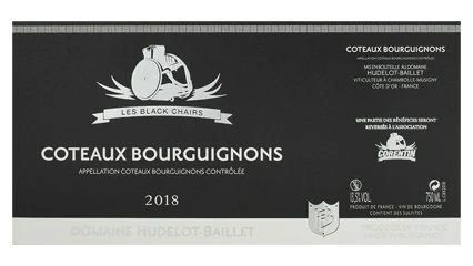 Hudelot-Baillet Coteaux Bourguignons Rouge Les Black Chairs-1