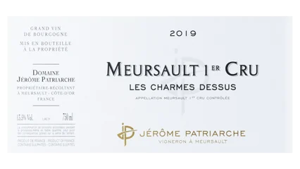 Jérôme Patriarche Meursault 1er Cru Les Charmes Dessus-1