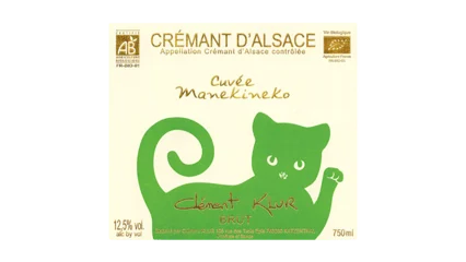 Léon Heitzmann (←Clément Klur) Crémant dAlsace Brut Cuvée Manekineko SANS SOUFRE