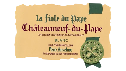 La fiole du Pape Châteauneuf-du-Pape Blanc
