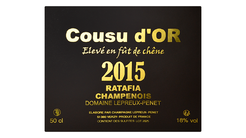 Lepreux-Penet Cousu dOr Ratafia