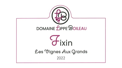 Lippe Boileau Fixin Rouge Les Vignes aux Grands 2022