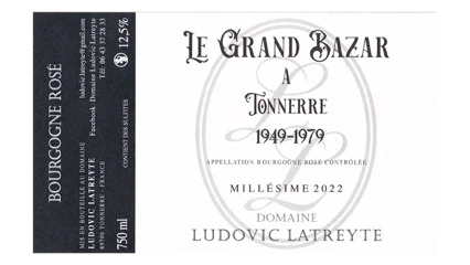 Ludovic Latreyte Bourgogne Rosé Le Grand Bazar