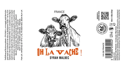Maison Bouey Oh la Vache! Syrah Malbec