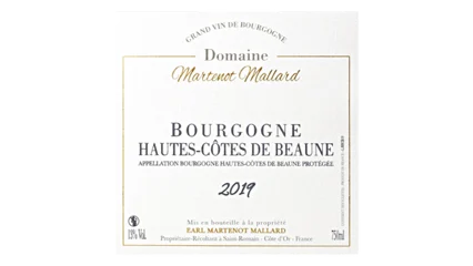 Martenot Mallard Bourgogne Hautes-Côtes de Beaune Blanc-1